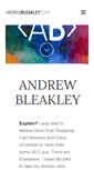 Mobile Screenshot of andrewbleakley.com