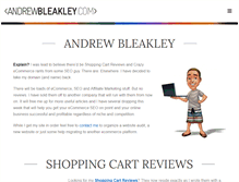 Tablet Screenshot of andrewbleakley.com